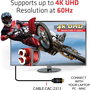 club3D HDMI Csatlakozókábel HDMI-A dugó, HDMI-A dugó 10.00 m Fekete CAC-2313 Lángálló, High Speed-HD 3. bélyegkép
