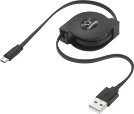 Renkforce USB kábel USB 2.0 USB-A dugó, USB mikro B dugó 0.80 m Fekete RF-4352332