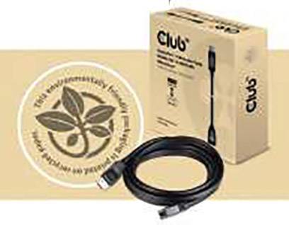 club3D Kijelző csatlakozó Hosszabbítókábel DisplayPort dugó, DisplayPort alj 3.00 m Fekete CAC-1023 3. kép