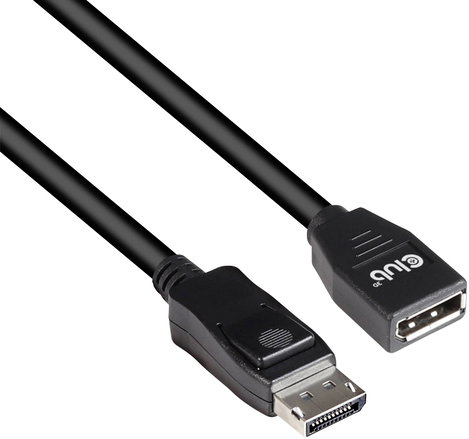 club3D Kijelző csatlakozó Hosszabbítókábel DisplayPort dugó, DisplayPort alj 3.00 m Fekete CAC-1023 4. kép