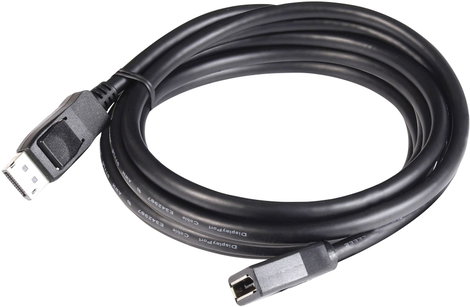 club3D Kijelző csatlakozó Hosszabbítókábel DisplayPort dugó, DisplayPort alj 3.00 m Fekete CAC-1023 5. kép
