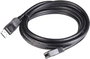 club3D Kijelző csatlakozó Hosszabbítókábel DisplayPort dugó, DisplayPort alj 3.00 m Fekete CAC-1023 5. bélyegkép