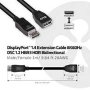club3D Kijelző csatlakozó Hosszabbítókábel DisplayPort dugó, DisplayPort alj 3.00 m Fekete CAC-1023 8. bélyegkép