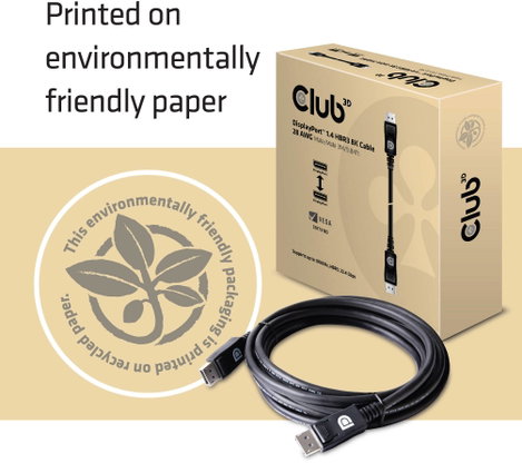 club3D Kijelző csatlakozó Csatlakozókábel DisplayPort dugó, DisplayPort dugó 3.00 m Ezüst CAC-1060 U 2. kép