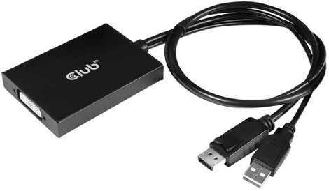club3D CAC-1010 Kijelző csatlakozó Átalakító [1x DisplayPort dugó, USB 2.0 dugó, A típus - 1x DVI al 5. kép