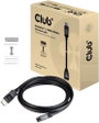club3D Kijelző csatlakozó Hosszabbítókábel DisplayPort dugó, DisplayPort alj 2.00 m Fekete CAC-1022 bélyegkép