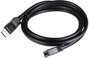 club3D Kijelző csatlakozó Hosszabbítókábel DisplayPort dugó, DisplayPort alj 2.00 m Fekete CAC-1022 4. bélyegkép