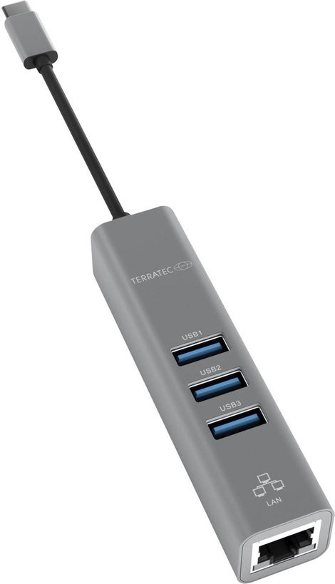 Terratec CONNECT C2 USB-C® (USB 3.1) Multiport hub Szürke