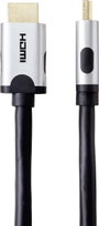 HDMI kábel, HDMI dugó - HDMI dugó, 0,5 m, fekete, Ulra HD (8K) SpeaKa Professional SP-9063160 2. bélyegkép