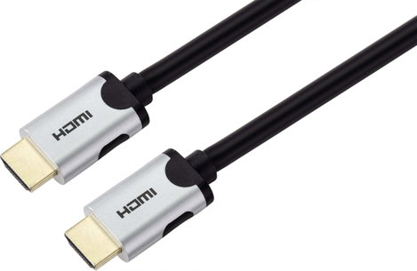 HDMI kábel, HDMI dugó - HDMI dugó, 0,5 m, fekete, Ulra HD (8K) SpeaKa Professional SP-9063160 3. kép