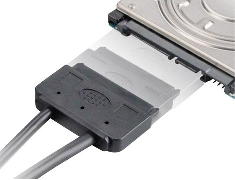 Akasa Merevlemez/SSD Átalakító [1x SATA kombi alj, 7+15 pólusú - 1x USB 2.0 dugó, A típus, eSATA dug 2. kép