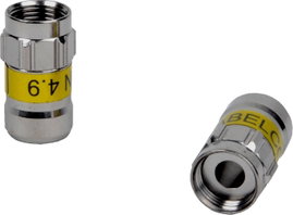 Cabelcon Connectors 99909631-04 F dugó Tömörítés, vízálló Csatlakozók: F csatlakozódugó 100 db