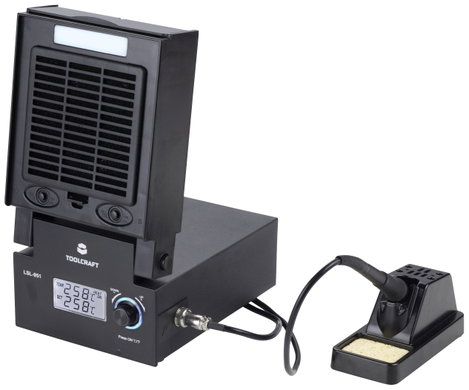 Digitális forrasztóállomás 83 W 160...480 °C, Toolcraft LSL-951