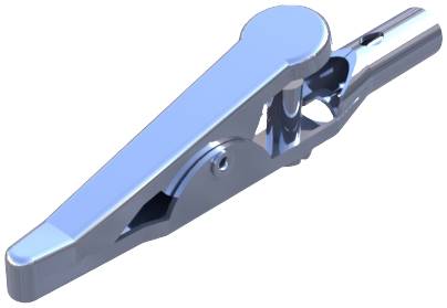 SKS Hirschmann AGS 20 Krokodilcsipesz 4 mm-es alj
