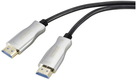 SpeaKa Professional HDMI Csatlakozókábel HDMI-A dugó, HDMI-A dugó 30.00 m Fekete SP-9019352 Árnyékol