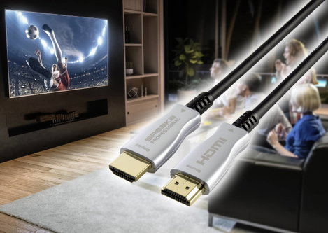 SpeaKa Professional HDMI Csatlakozókábel HDMI-A dugó, HDMI-A dugó 30.00 m Fekete SP-9019352 Árnyékol 7. kép