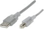 Renkforce USB kábel USB 2.0 USB-A dugó, USB-B dugó 5.00 m Átlátszó RF-4538146 bélyegkép