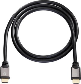 Oehlbach HDMI Csatlakozókábel HDMI-A dugó, HDMI-A dugó 10.00 m Fekete 92458 Audio Return Channel, ar