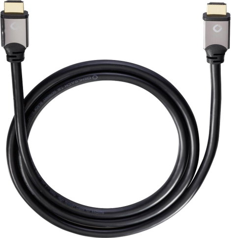 Oehlbach HDMI Csatlakozókábel HDMI-A dugó, HDMI-A dugó 10.00 m Fekete 92458 Audio Return Channel, ar 2. kép