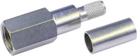 Telegärtner J01700A0006 J01700A0006 FME csatlakozó Dugó, egyenes 50 Ω 1 db