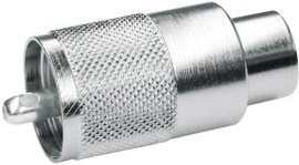 Telegärtner J01040B0604 J01040B0604 UHF csatlakozó Dugó, egyenes 50 Ω 1 db
