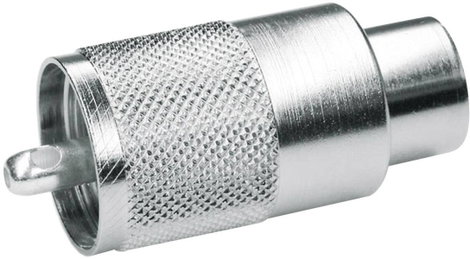 Telegärtner J01040B0604 J01040B0604 UHF csatlakozó Dugó, egyenes 50 Ω 1 db