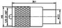 Telegärtner J01040B0604 J01040B0604 UHF csatlakozó Dugó, egyenes 50 Ω 1 db 2. bélyegkép