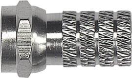 Axing CFS 4-00 F dugó Csatlakozók: F csatlakozódugó Ø (kábel tartóval): 4.7 mm 1 db