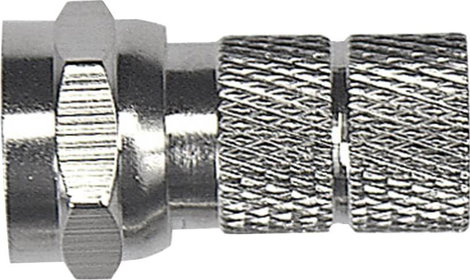 Axing CFS 1-00 F dugó Csatlakozók: F csatlakozódugó Ø (kábel tartóval): 6.5 mm 1 db