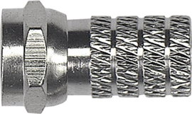Axing CFS 3-00 F dugó Csatlakozók: F csatlakozódugó Ø (kábel tartóval): 4 mm 1 db