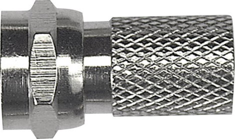 Axing CFS 0-02 F dugó Gumi tömítéssel Csatlakozók: F csatlakozódugó Ø (kábel tartóval): 7 mm 1 db