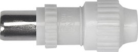 Axing CKS 20-00 Koax dugó Csatlakozók: Koaxiális dugó, IEC Ø (kábel tartóval): 6.8 mm 1 db