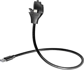 Maxtrack USB kábel USB 2.0 USB-A dugó, Apple Lightning dugó 0.50 m Fekete MH 1 L