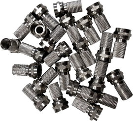 BKL Electronic 0403458 F dugó Csatlakozók: F csatlakozódugó Ø (kábel tartóval): 7.50 mm 25 db