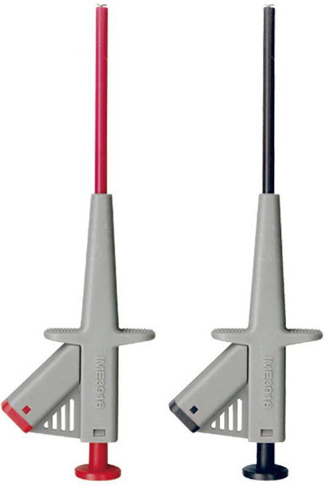 Beha Amprobe 370010 Biztonsági krokodilcsipesz készlet 4 mm-es alj CAT III 1000 V Fekete, Piros