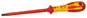 VDE Egyenes pengéjű csavarhúzó C.K. Dextro VDE T49144-035 Pengeszélesség: 3.5 mm Penge hossz: 100 mm bélyegkép