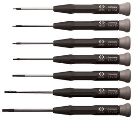 Elektronika- és finommechanika csavarhúzó készlet 7 részes, hatlapú C.K. T4874X