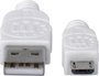 Manhattan USB kábel USB 2.0 USB-A dugó, USB mikro B dugó 1.00 m Fehér UL minősített 323987 3. bélyegkép