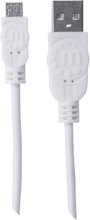 Manhattan USB kábel USB 2.0 USB-A dugó, USB mikro B dugó 1.00 m Fehér UL minősített 323987 5. bélyegkép