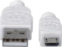 Manhattan USB kábel USB 2.0 USB-A dugó, USB mikro B dugó 1.80 m Fehér UL minősített 324069 3. bélyegkép