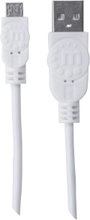 Manhattan USB kábel USB 2.0 USB-A dugó, USB mikro B dugó 1.80 m Fehér UL minősített 324069 5. bélyegkép