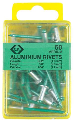 Popszegecs, húzószegecs készlet, 15db 3.15 mm x 9 mm C.K. T3819A 412