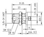 Telegärtner J01027A0022 J01027A0022 Koax csatlakozó N alj - SMA alj 1 db 2. bélyegkép