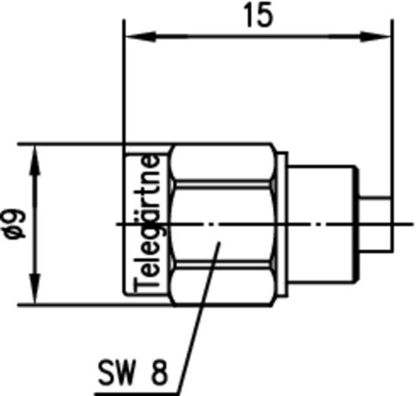 Telegärtner J01152A0018 J01152A0018 Lezáró ellenállás 1 db 2. kép