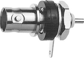 Telegärtner J01003D1286 J01003D1286 BNC csatlakozó Alj, beépíthető 75 Ω 1 db
