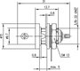 Telegärtner J01003D1286 J01003D1286 BNC csatlakozó Alj, beépíthető 75 Ω 1 db 2. bélyegkép