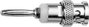 Telegärtner J01008A0628 Mérőadapter BNC dugó - lamellás dugó, 4 mm Ezüst bélyegkép