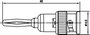 Telegärtner J01008A0628 Mérőadapter BNC dugó - lamellás dugó, 4 mm Ezüst 2. bélyegkép