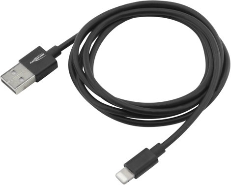 Ansmann Apple iPad/iPhone/iPod Töltőkábel [1x USB 2.0 dugó, A típus - 1x Apple Dock dugó Lightning]  4. kép