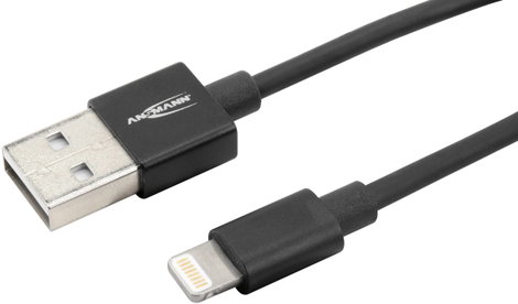 Ansmann Apple iPad/iPhone/iPod Töltőkábel [1x USB 2.0 dugó, A típus - 1x Apple Dock dugó Lightning]  5. kép